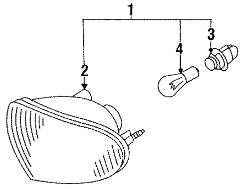 Bulbs - Chassis for 1995 INFINITI J30 #3