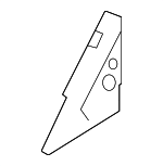 51337033638 - Body: Outer Seal for BMW: 525i, 525xi, 528i, 528i xDrive, 528xi, 530i, 530xi, 535i, 535i xDrive, 535xi, 545i, 550i, M5 Image