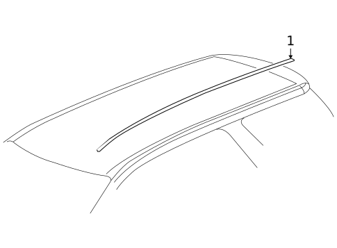 Exterior Trim - Roof for 2008 Saturn Outlook #0