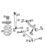 68267712AA - : Upper Control Arm for Mopar Image