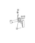 4891670AA - : Accelerator Pedal for Mopar Image