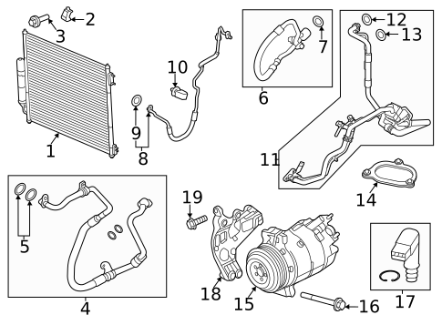 Condenser, Compressor & Lines for 2023 Land Rover Defender 90 #3