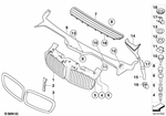 51137145740 - : Trim Ring, Front, Right for BMW Image