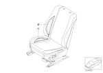52102698278 - Seats: Seat Heating,Side Finisher,Front Right for BMW Image