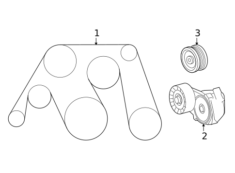Belts & Pulleys for 2020 Lexus RC F #0