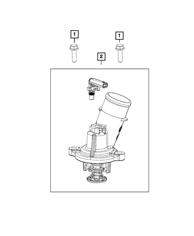 6101982 - Cooling: Hex Head Screw And Washer for Mopar Image