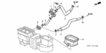 90661S04003 - Electrical/Exhaust/Heater/Fuel: CLIP, WATER HOSE for Honda Image