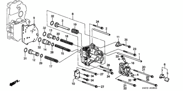 AT Servo Body for 1990 Acura Legend #0