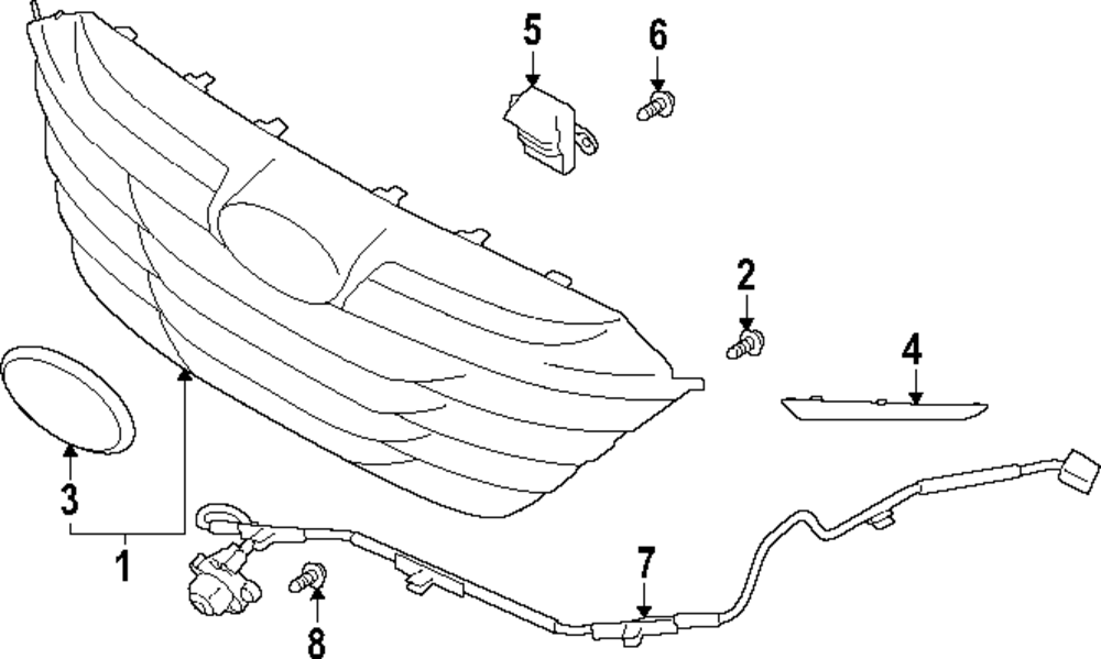 2023-2025 Subaru Front Camera 86357AN100 | OEM Parts Online