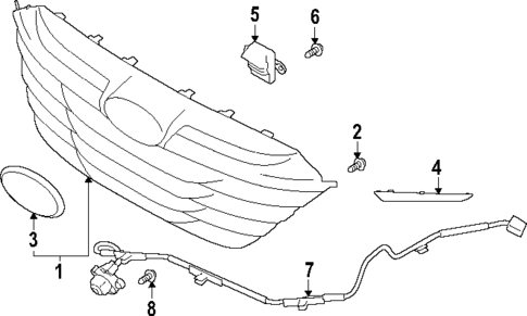 Grille & Components for 2023 Subaru Outback #0