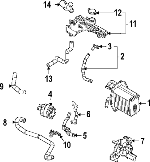 Intercooler for 2023 Mazda CX-30 #0