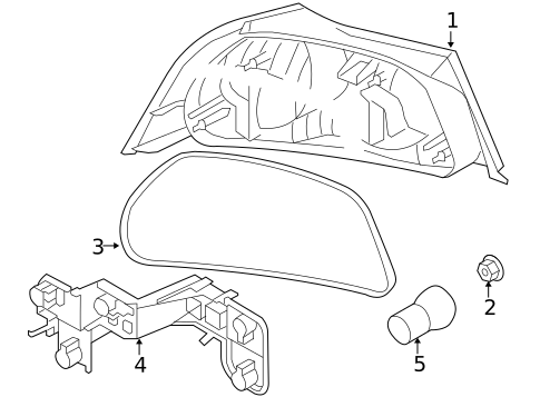 Combination Lamps for 2010 Volvo C70 #0