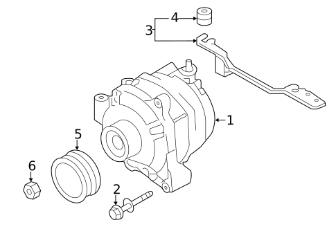 Alternator for 2017 Subaru Crosstrek #0