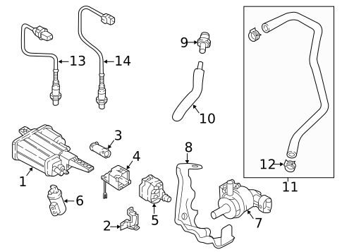 Emission Components for 2017 Hyundai Sonata #0