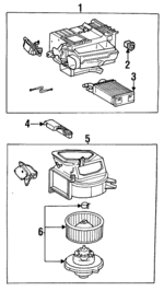 8715017241 - HVAC: Heater Assembly for Toyota: MR2 Image