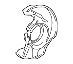 88970126 - Brakes: Splash Shield for Pontiac: Vibe Image