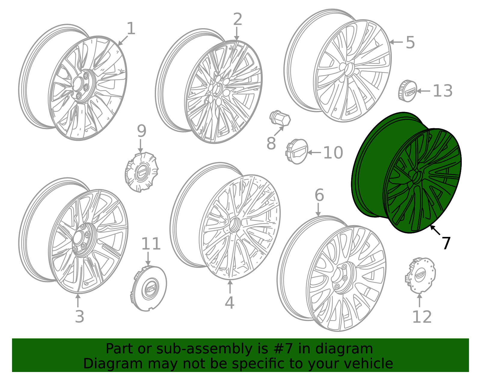 GM Parts | (87850277) - Wheel, Alloy | GM Parts Store