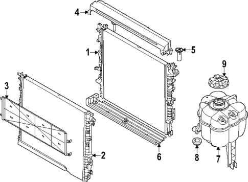 Radiator & Components for 2024 BMW i5 #1