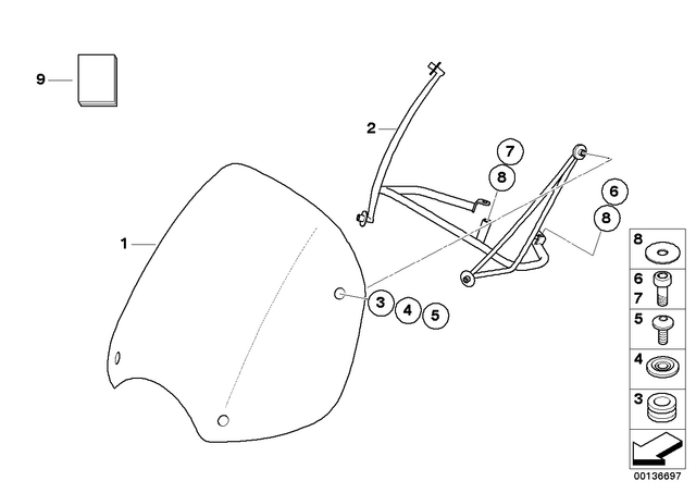 46637674520 - : Washer                    for BMW-Motorrad Image