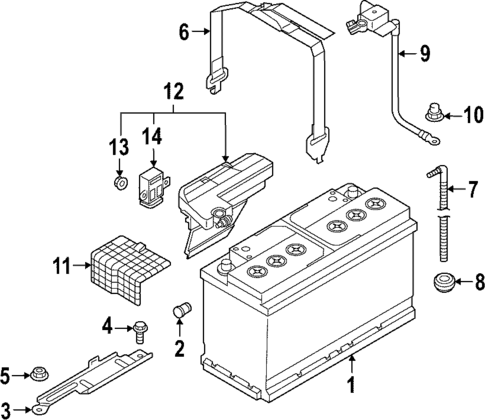 Battery for 2025 Audi S7 Sportback #2
