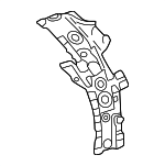 537030R030 - Body: Front Brace for Toyota Image
