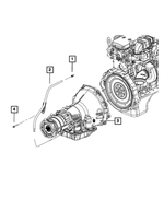 6034249 - 48RE; 4-Speed; Automatic Transmission: Hex Head Bolt And Washer for Mopar Image