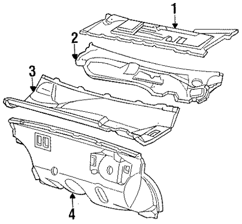 Cowl for 1991 Chrysler LeBaron #1