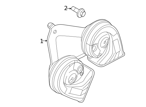 Horn for 2021 Ford Explorer #0
