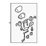 86400JJ70E - Body: Headrest for INFINITI: G37, Q60 Image