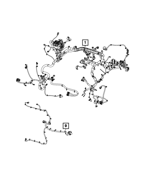 Wiring, Headlamp to Dash for 2026 Dodge Charger Daytona #0