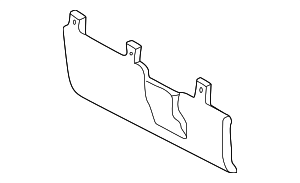 F4UZ15044D70B - Body: Instrument Panel Cover for Ford Image