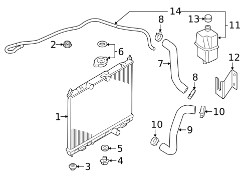 Radiator & Components for 2017 Chevrolet City Express #0