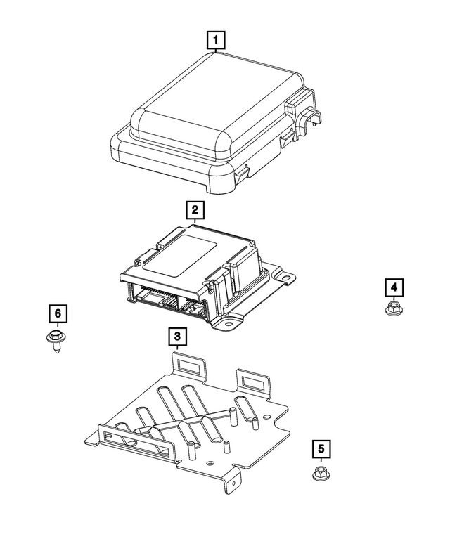« 68742199AA –  : Commande De Coussin Anti-chocs Module pour Mopar Image »
