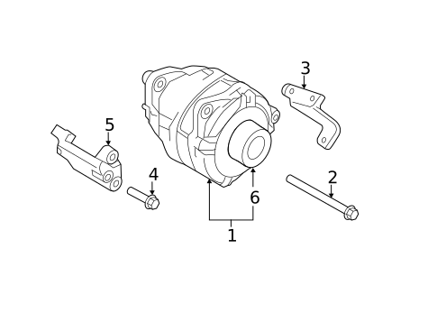 Alternator for 2014 INFINITI Q70 #0