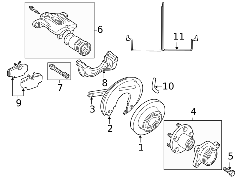 Rear Brakes for 2002 Land Rover Discovery #0