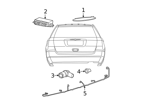 Parking Aid for 2010 Dodge Grand Caravan #2