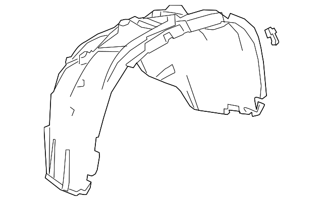 Front Driver Side Fender Liner – 2022-2024 Silverado 1500, LH #85594208, GM1248331