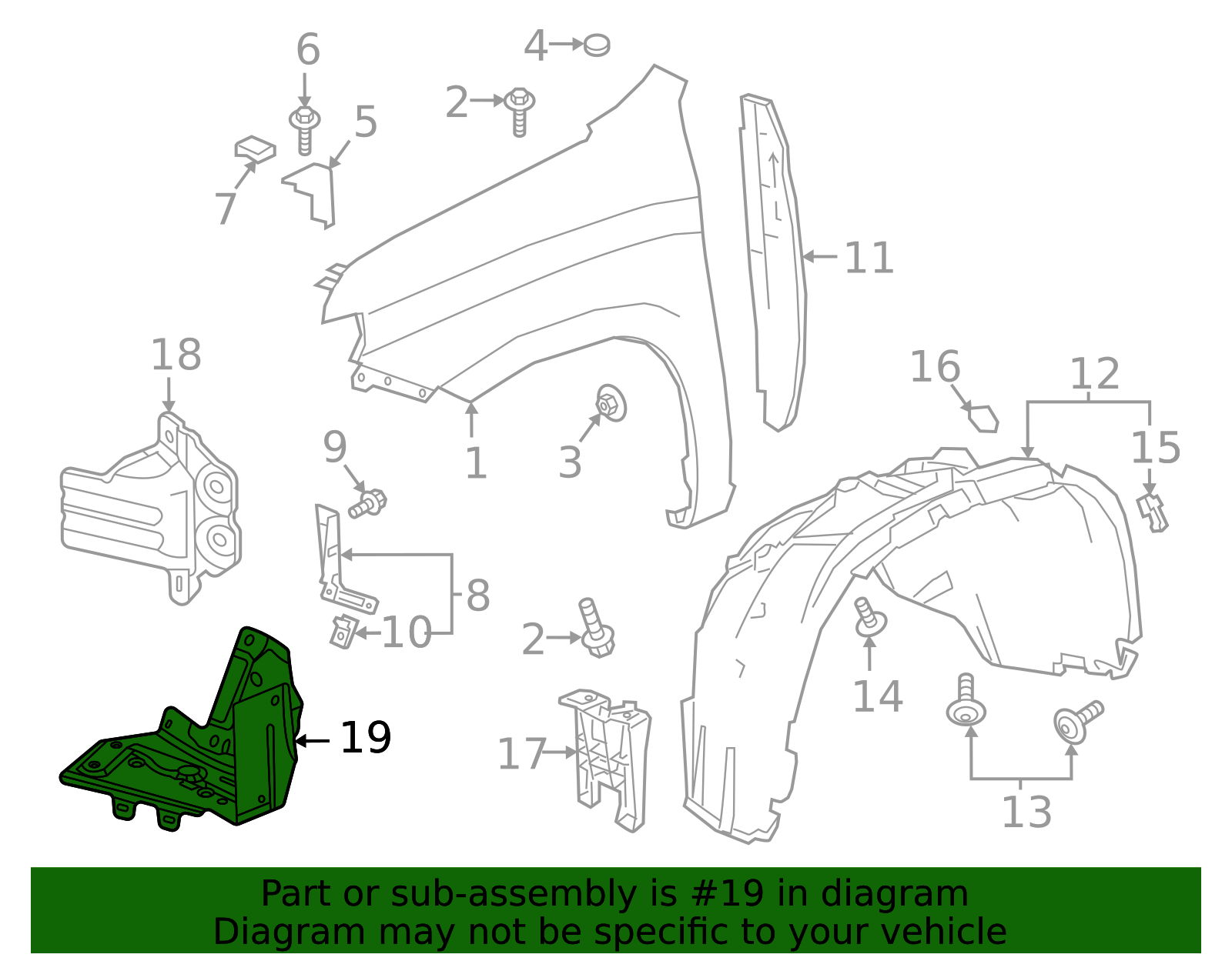 General Motors GM 15569497 – Paraspruzzi Scatola Guida Anteriore Originale
