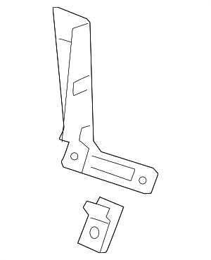 2019-2026 Chevrolet Front Driver Side Fender Front Bracket 23393857 GM ...