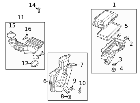 Air Intake for 2007 Saturn Ion #1