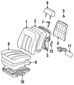 7107107010A0 - : Seat Cover for Toyota: Avalon Image