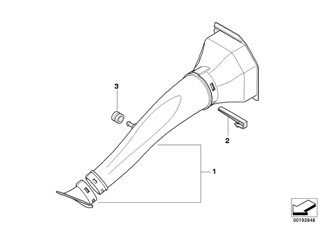 13717694017 - : Intake Manifold Right for BMW-Motorrad Image