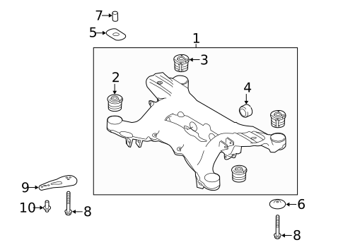 Suspension Mounting for 2023 Land Rover Discovery #0