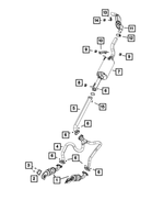 68263749AB - Exhaust: Exhaust Pipe And Converter, Left for Mopar Image