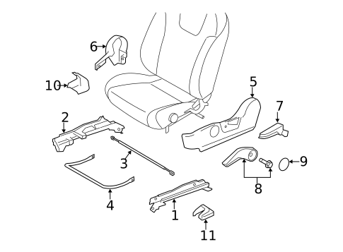 Tracks & Components for 2008 Subaru Impreza #0