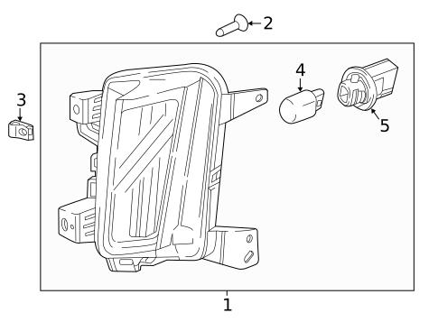 Signal Lamps for 2018 Cadillac XT5 #0