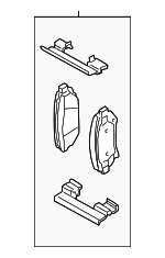 171654 - Brakes: ACDelcoâ„¢ Brake Pads for GM Image