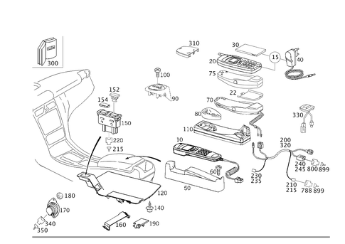 Autotelephone for 2009 Mercedes-Benz CLK550 #0