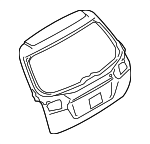 60809AL01B9P - : Lift Gate for Subaru: Outback Image