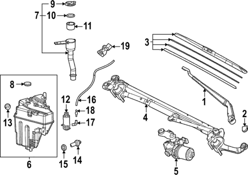 Wiper & Washer Components for 2024 Lexus LX600 #0
